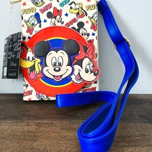 Mickey & Friends Crossbody Journal